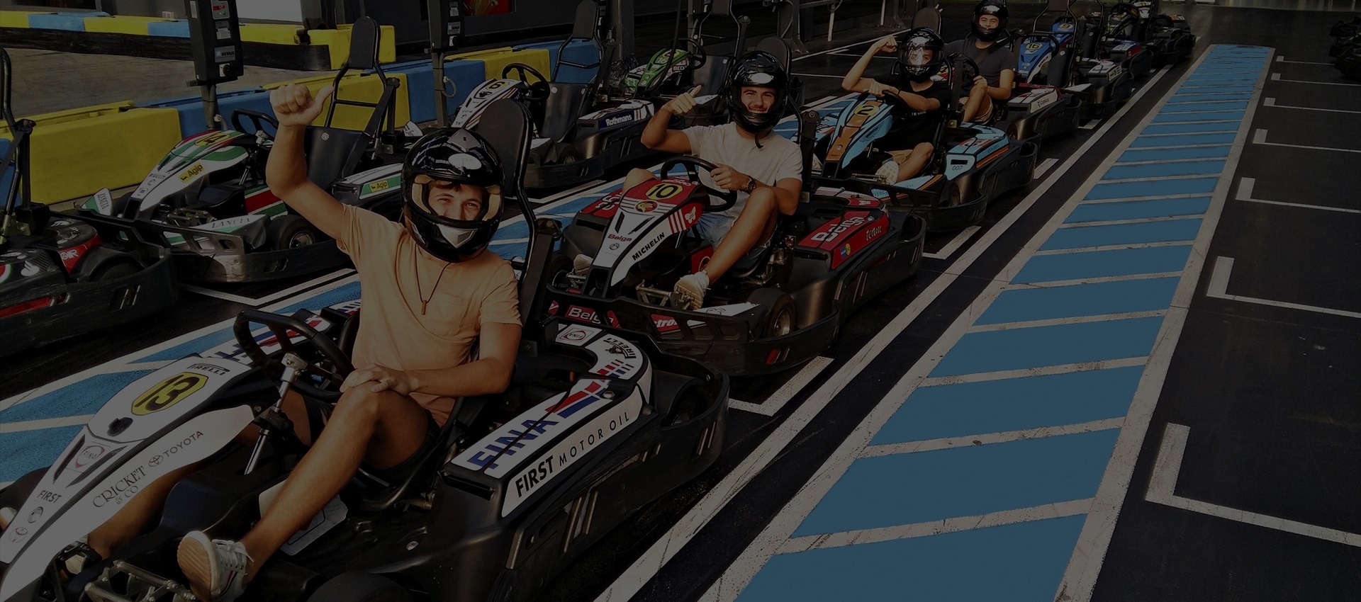 The thrill of speed awaits you!#Come and enjoy with us!# Reservations at: info@ekarts.es